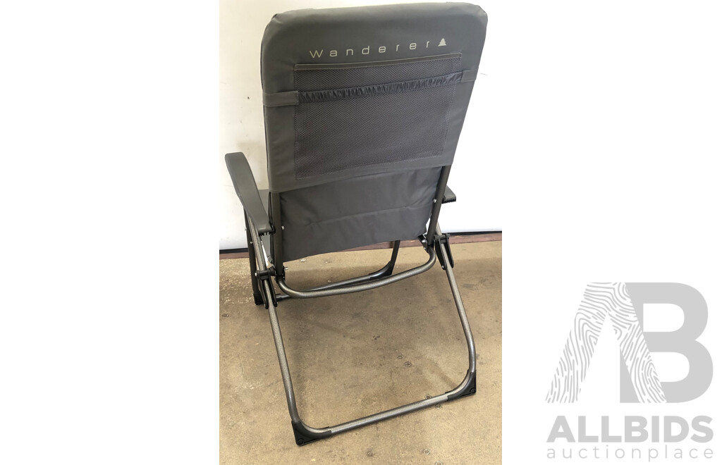 Wanderer Eight Position Reclining Camp Chairs - Lot of Two - New
