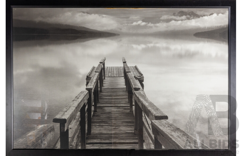 Gary Faye, (20th Century, American, 1948-), Infinity, Wonderful Reproduction Black and White Poster After Original Photograph, 127 x 187 cm (frame)