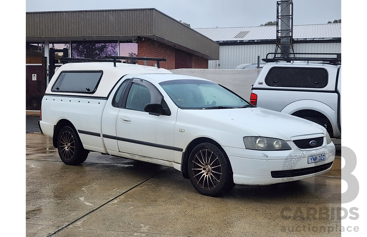 4/2005 Ford Falcon XL BA MKII Utility White 4.0L