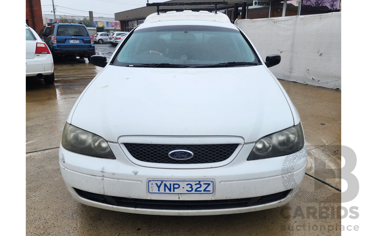 4/2005 Ford Falcon XL BA MKII Utility White 4.0L