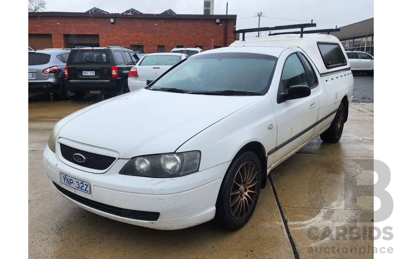 4/2005 Ford Falcon XL BA MKII Utility White 4.0L