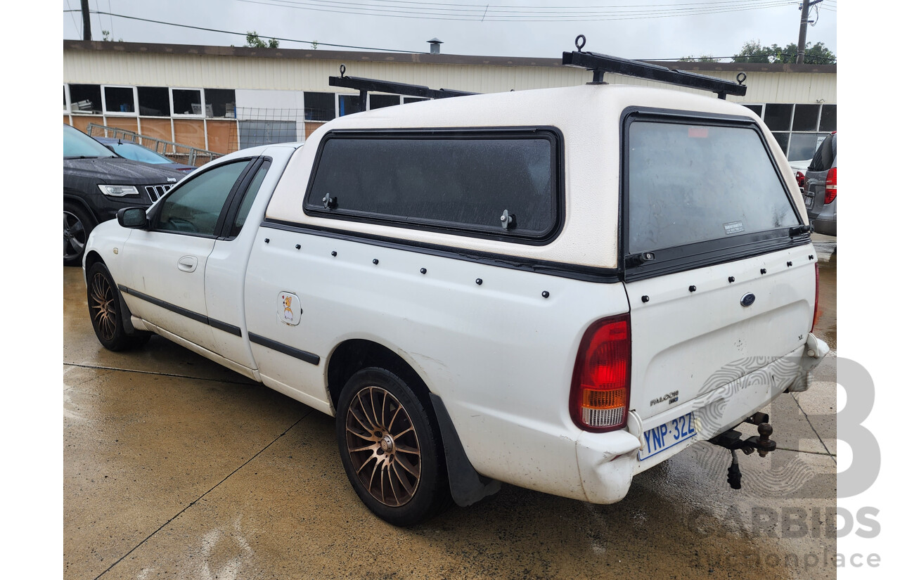 4/2005 Ford Falcon XL BA MKII Utility White 4.0L