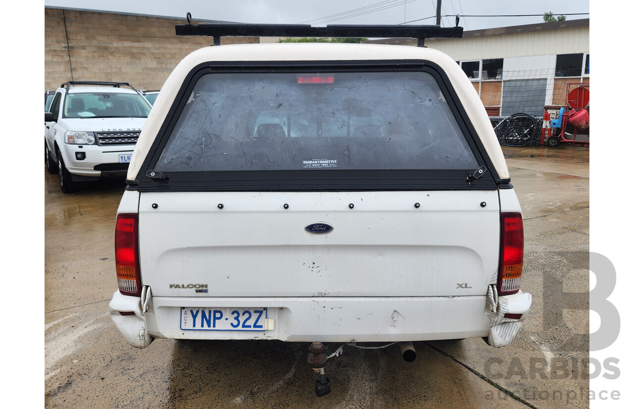 4/2005 Ford Falcon XL BA MKII Utility White 4.0L
