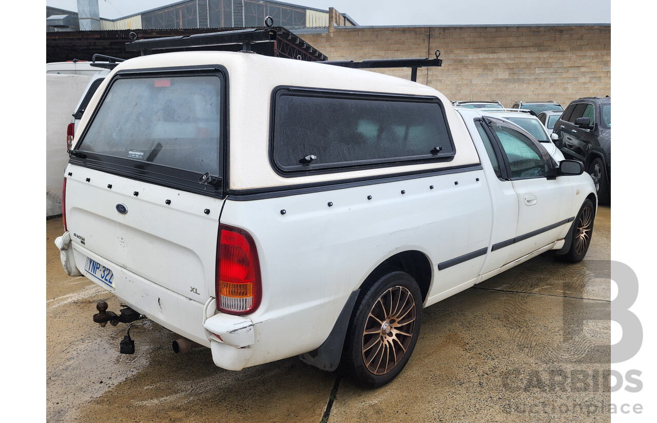 4/2005 Ford Falcon XL BA MKII Utility White 4.0L