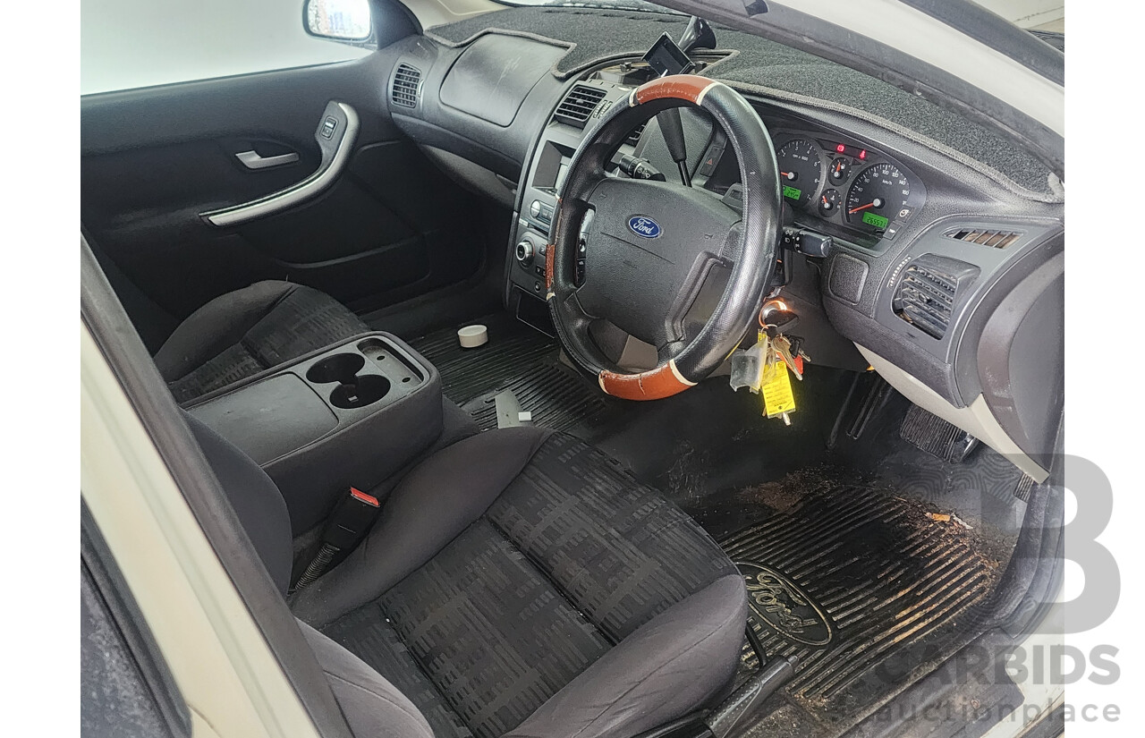 4/2005 Ford Falcon XL BA MKII Utility White 4.0L