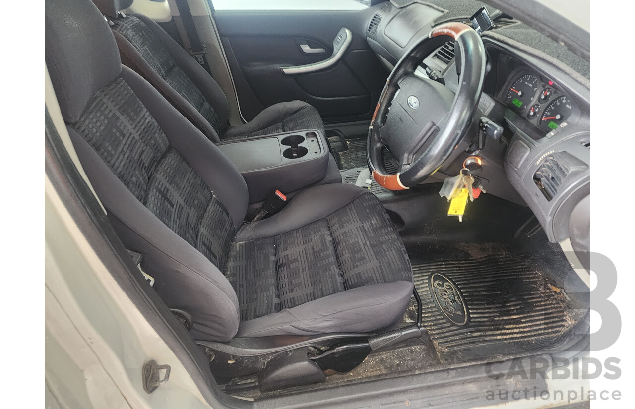 4/2005 Ford Falcon XL BA MKII Utility White 4.0L