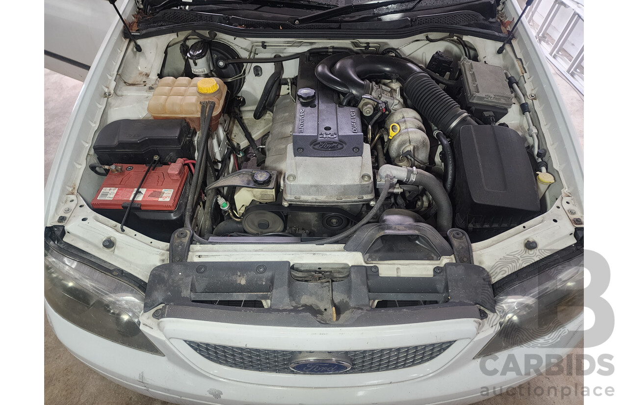 4/2005 Ford Falcon XL BA MKII Utility White 4.0L