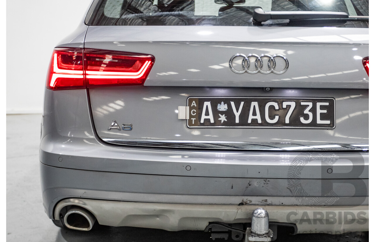 2/2017 Audi A6 Allroad Quattro TDI (AWD) 4GH MY17 4D Wagon Tornado Gray Metallic Turbo Diesel 3.0L