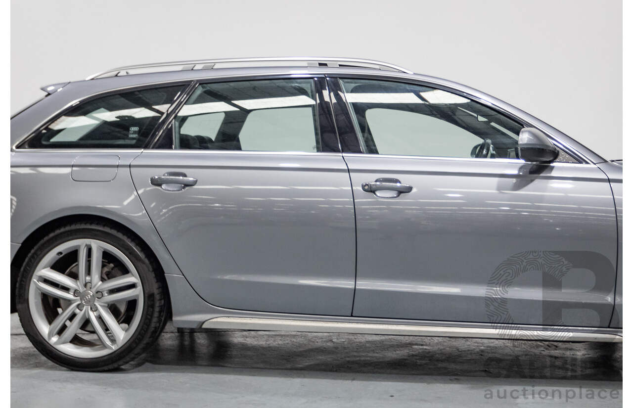 2/2017 Audi A6 Allroad Quattro TDI (AWD) 4GH MY17 4D Wagon Tornado Gray Metallic Turbo Diesel 3.0L