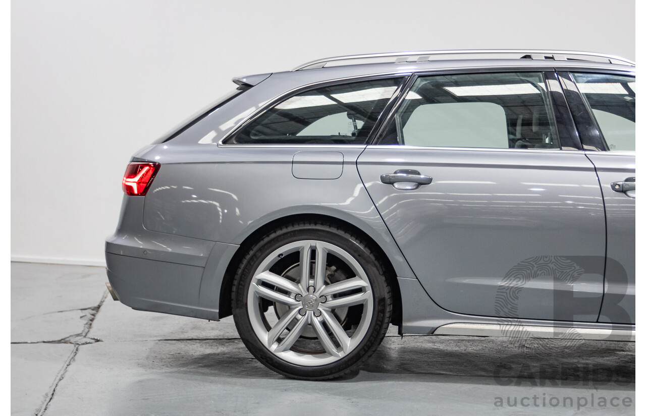 2/2017 Audi A6 Allroad Quattro TDI (AWD) 4GH MY17 4D Wagon Tornado Gray Metallic Turbo Diesel 3.0L