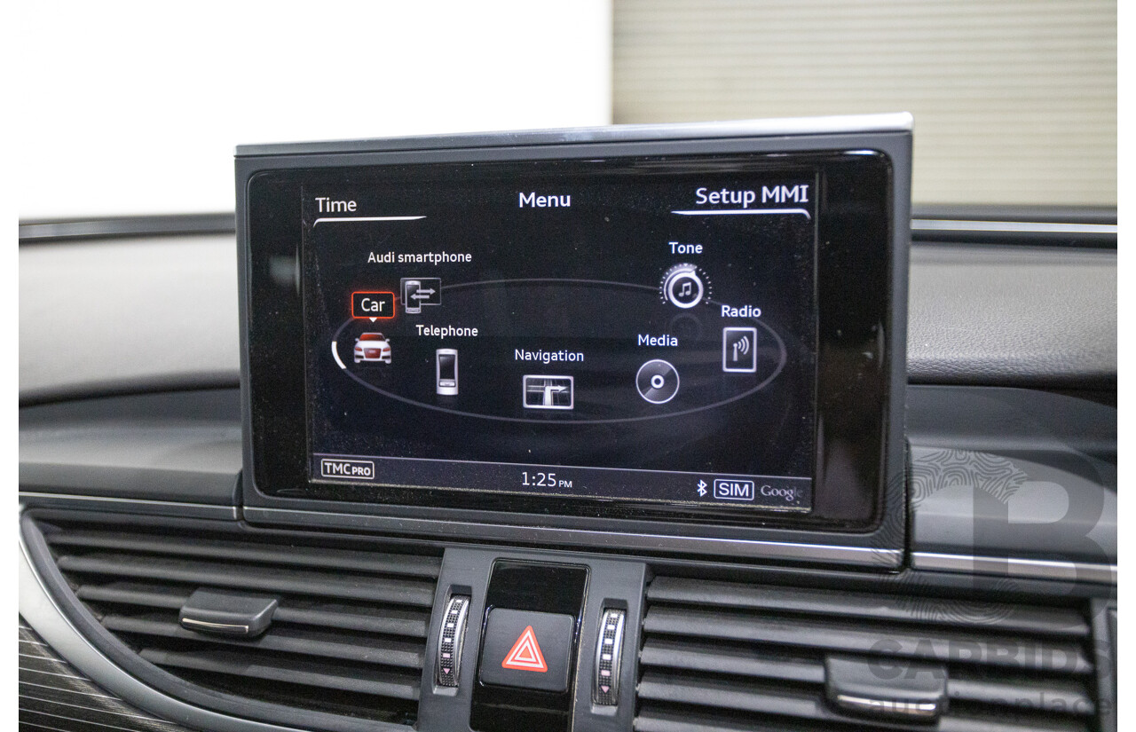 2/2017 Audi A6 Allroad Quattro TDI (AWD) 4GH MY17 4D Wagon Tornado Gray Metallic Turbo Diesel 3.0L