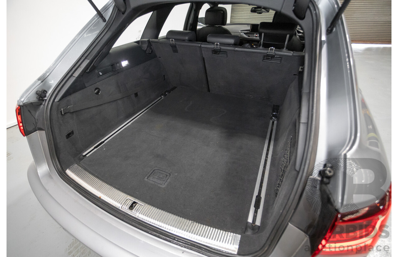 2/2017 Audi A6 Allroad Quattro TDI (AWD) 4GH MY17 4D Wagon Tornado Gray Metallic Turbo Diesel 3.0L