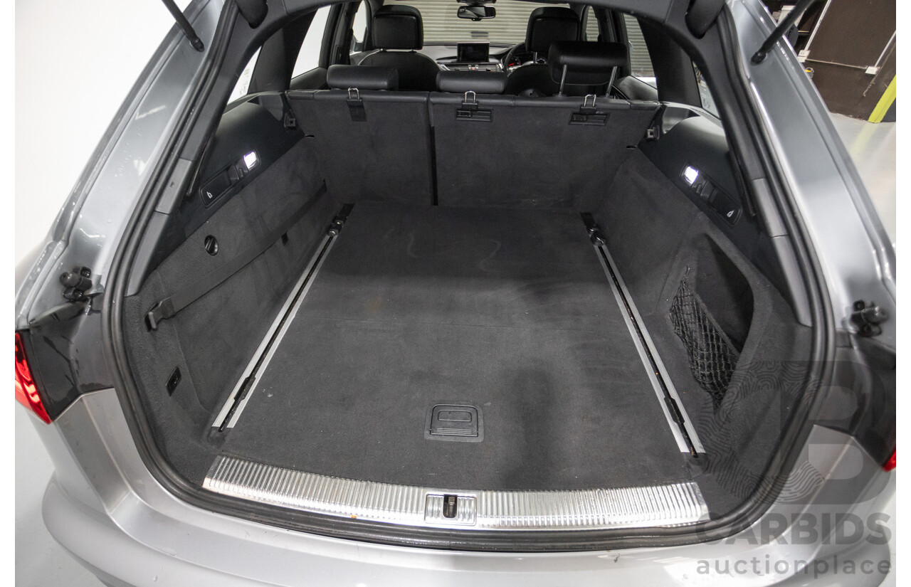 2/2017 Audi A6 Allroad Quattro TDI (AWD) 4GH MY17 4D Wagon Tornado Gray Metallic Turbo Diesel 3.0L