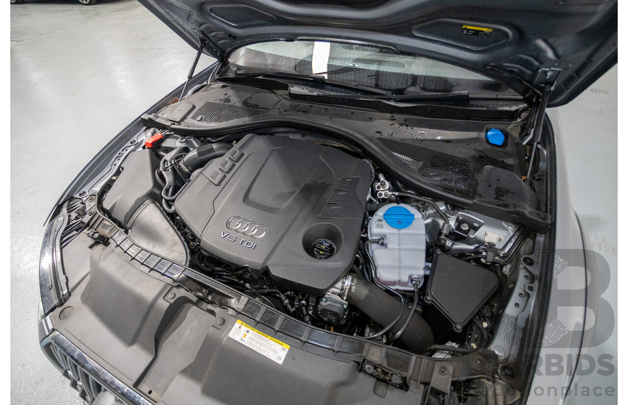 2/2017 Audi A6 Allroad Quattro TDI (AWD) 4GH MY17 4D Wagon Tornado Gray Metallic Turbo Diesel 3.0L