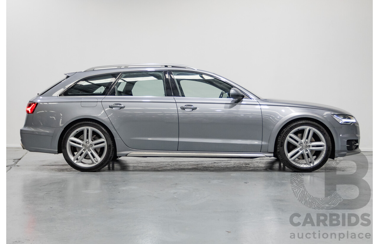 2/2017 Audi A6 Allroad Quattro TDI (AWD) 4GH MY17 4D Wagon Tornado Gray Metallic Turbo Diesel 3.0L