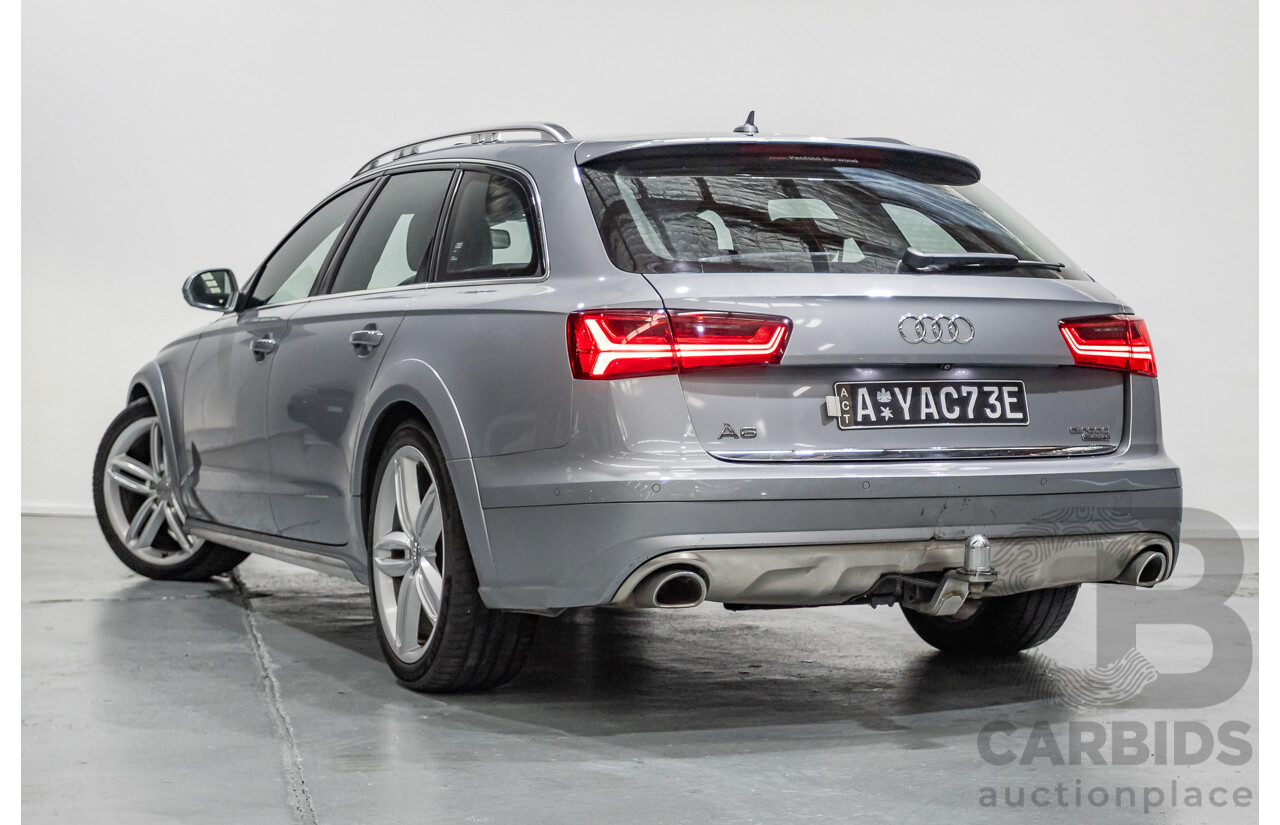 2/2017 Audi A6 Allroad Quattro TDI (AWD) 4GH MY17 4D Wagon Tornado Gray Metallic Turbo Diesel 3.0L