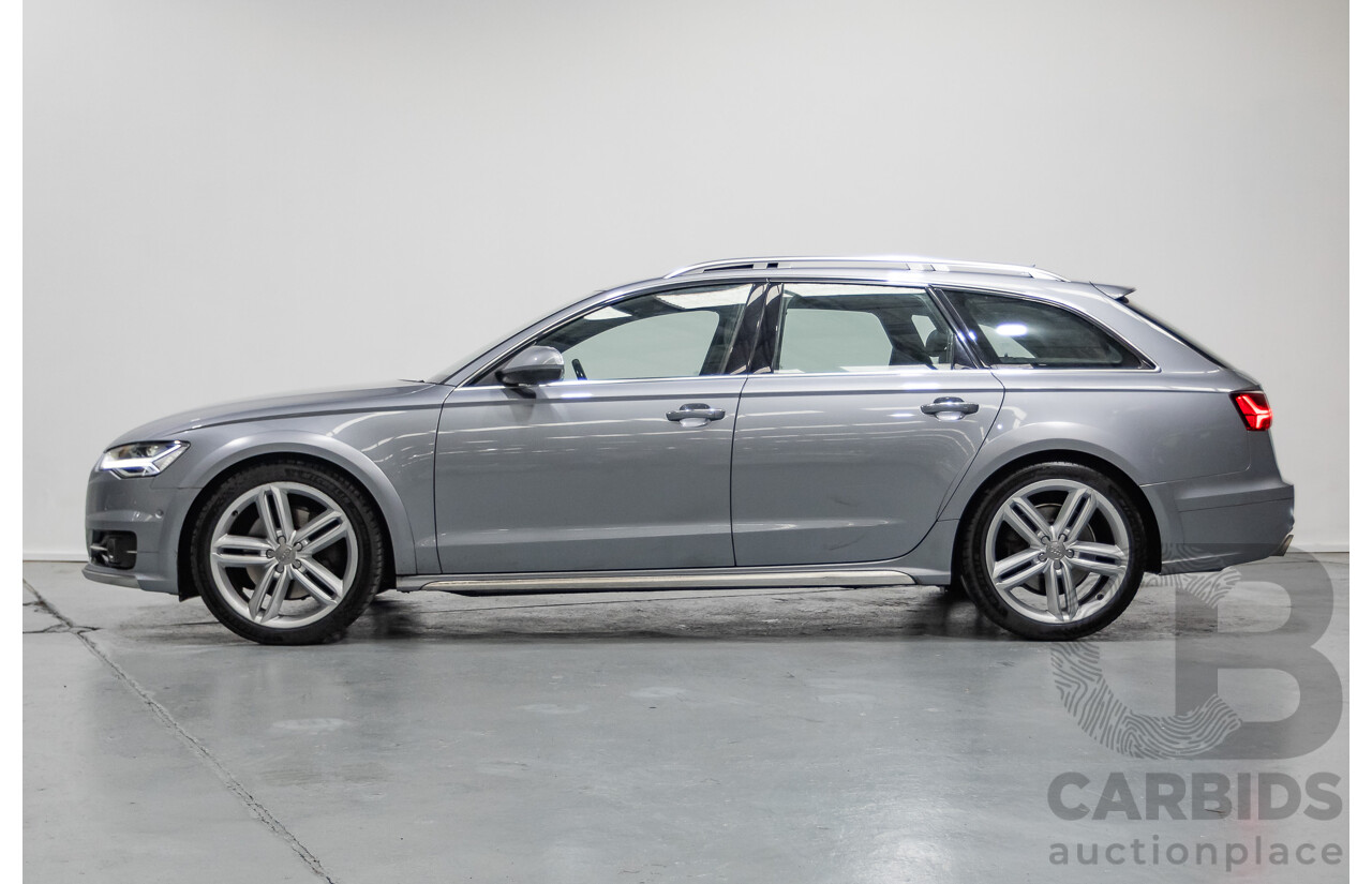 2/2017 Audi A6 Allroad Quattro TDI (AWD) 4GH MY17 4D Wagon Tornado Gray Metallic Turbo Diesel 3.0L