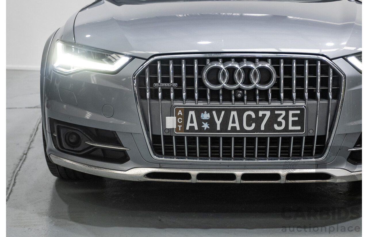 2/2017 Audi A6 Allroad Quattro TDI (AWD) 4GH MY17 4D Wagon Tornado Gray Metallic Turbo Diesel 3.0L