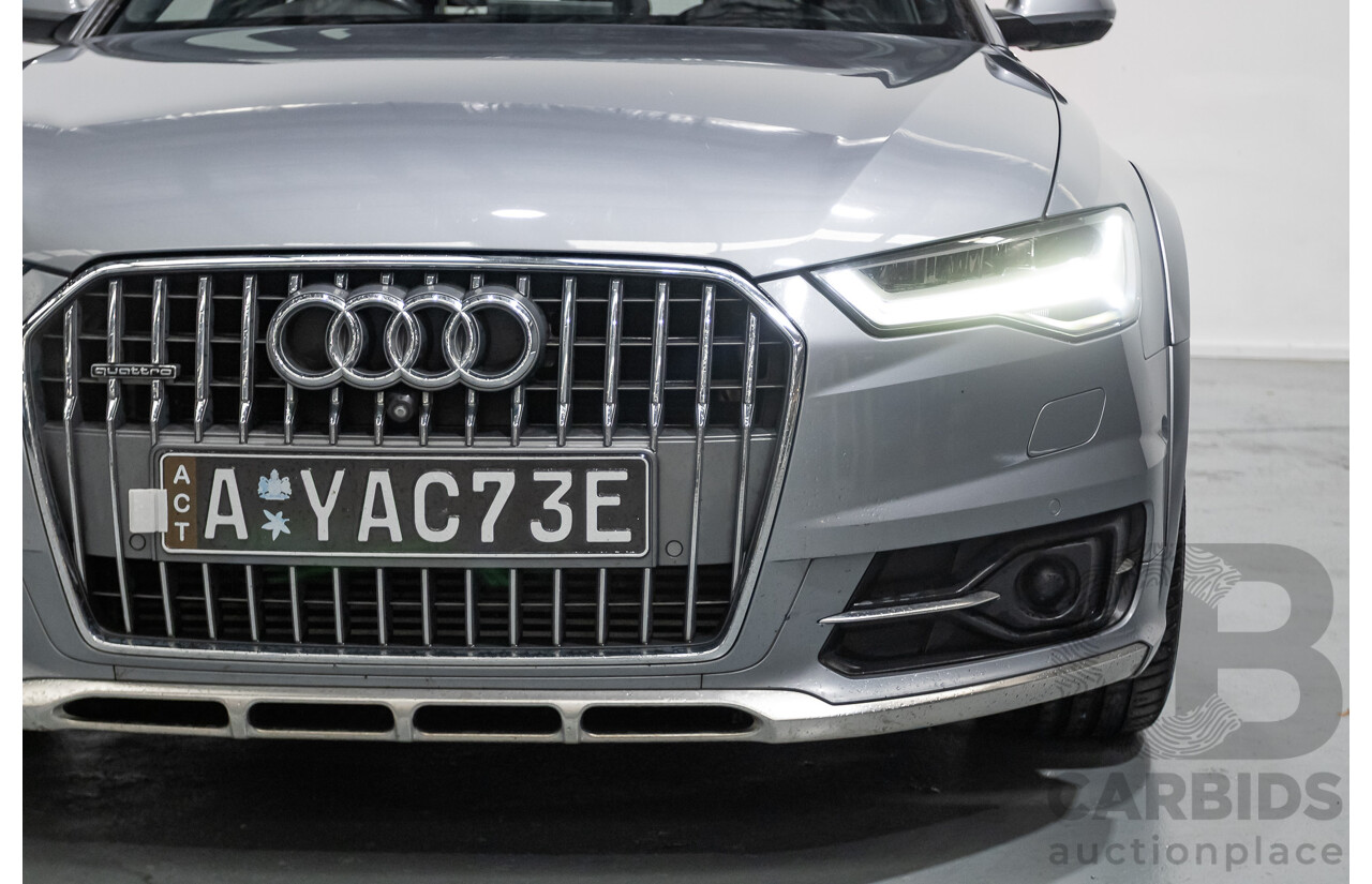 2/2017 Audi A6 Allroad Quattro TDI (AWD) 4GH MY17 4D Wagon Tornado Gray Metallic Turbo Diesel 3.0L