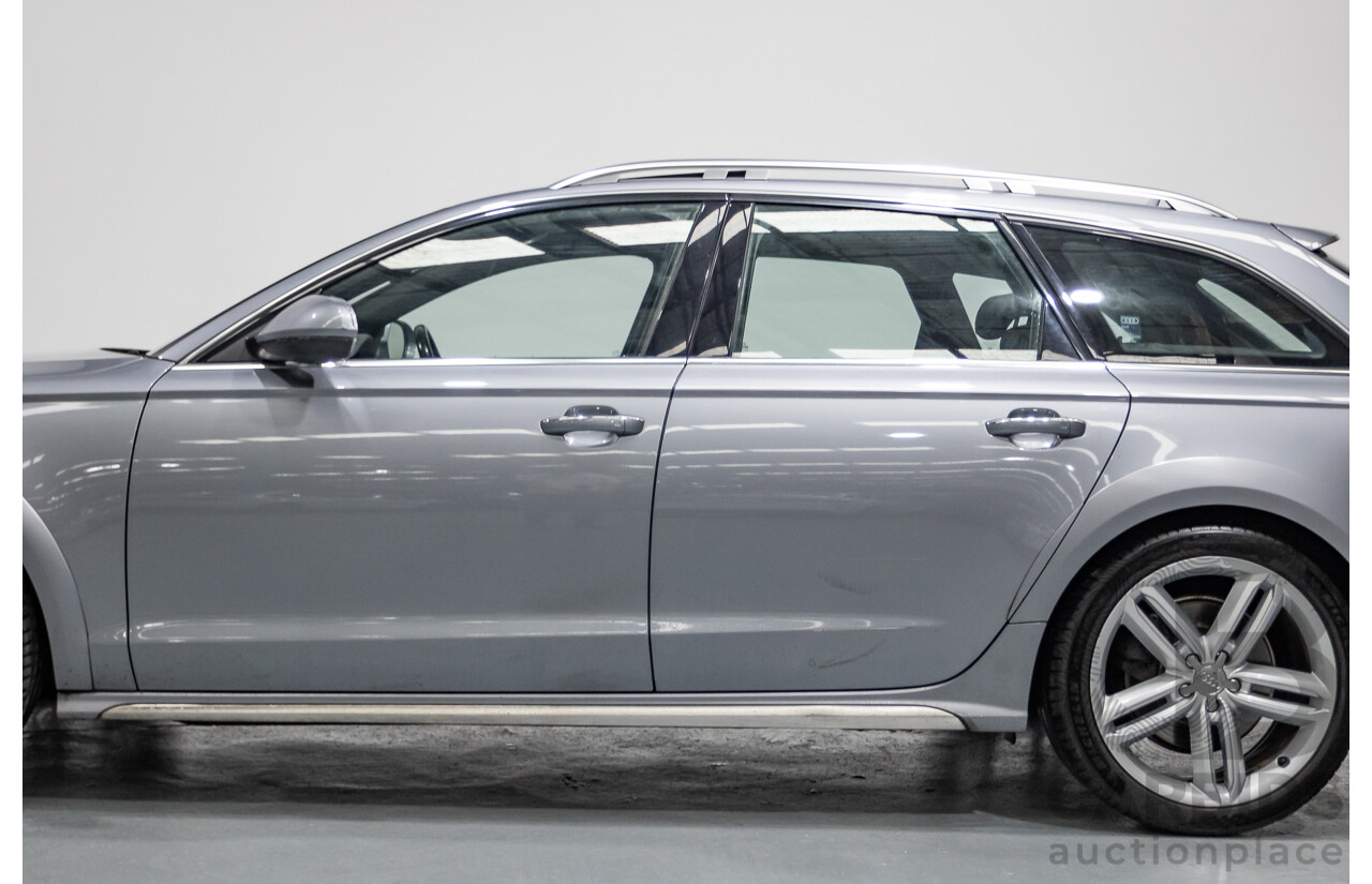 2/2017 Audi A6 Allroad Quattro TDI (AWD) 4GH MY17 4D Wagon Tornado Gray Metallic Turbo Diesel 3.0L