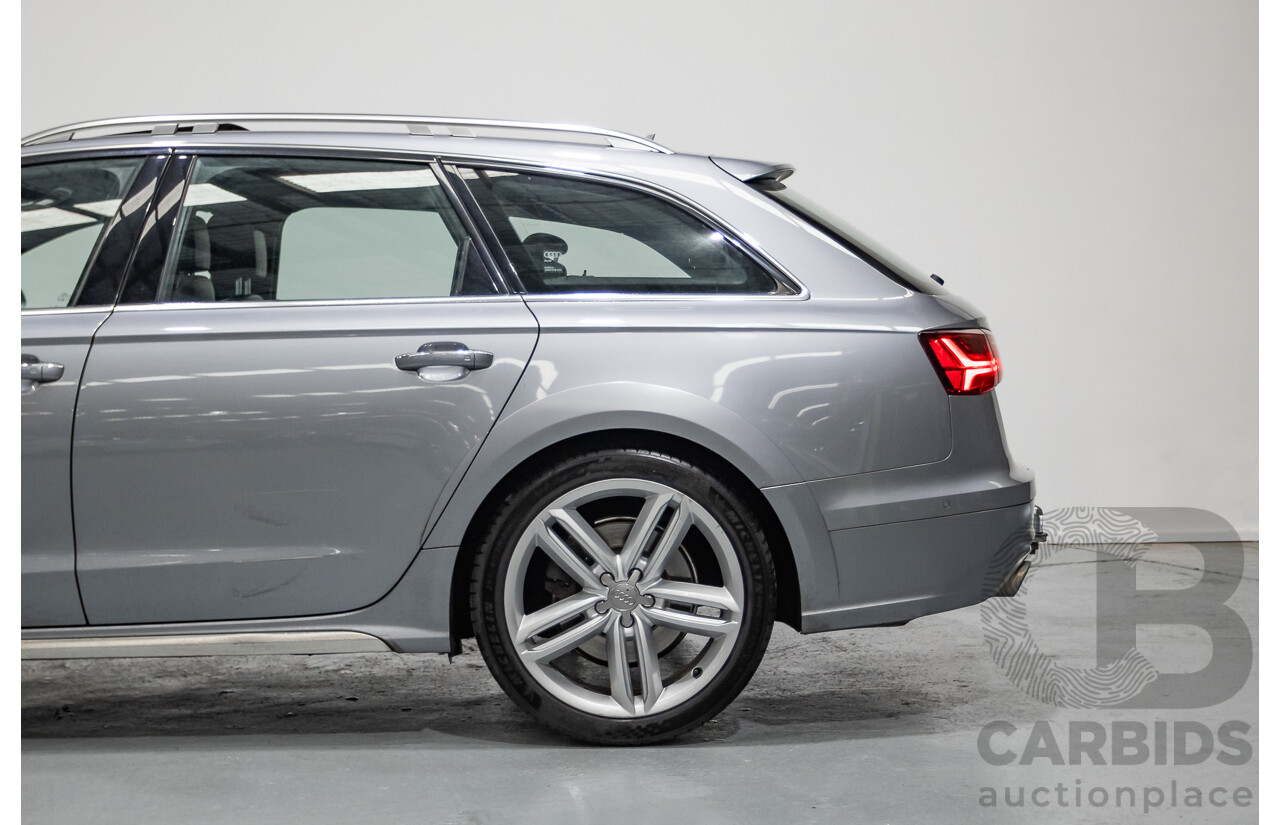 2/2017 Audi A6 Allroad Quattro TDI (AWD) 4GH MY17 4D Wagon Tornado Gray Metallic Turbo Diesel 3.0L