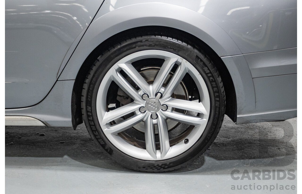 2/2017 Audi A6 Allroad Quattro TDI (AWD) 4GH MY17 4D Wagon Tornado Gray Metallic Turbo Diesel 3.0L