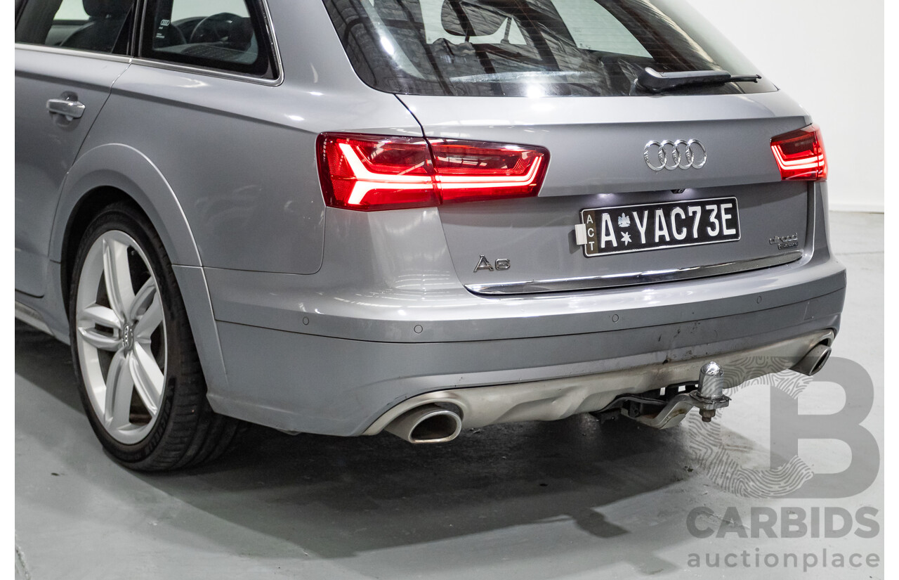 2/2017 Audi A6 Allroad Quattro TDI (AWD) 4GH MY17 4D Wagon Tornado Gray Metallic Turbo Diesel 3.0L