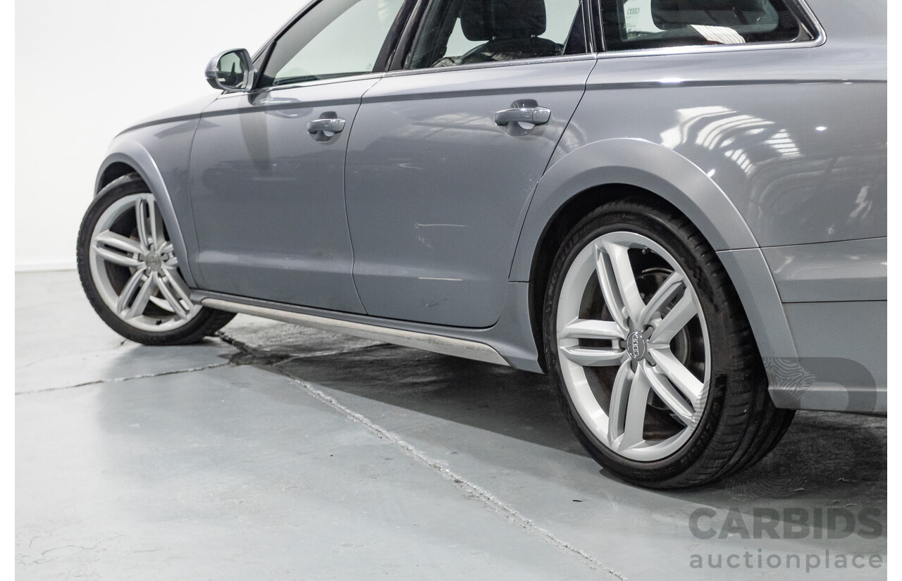 2/2017 Audi A6 Allroad Quattro TDI (AWD) 4GH MY17 4D Wagon Tornado Gray Metallic Turbo Diesel 3.0L