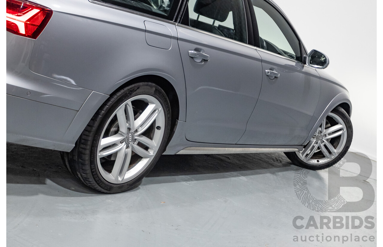 2/2017 Audi A6 Allroad Quattro TDI (AWD) 4GH MY17 4D Wagon Tornado Gray Metallic Turbo Diesel 3.0L