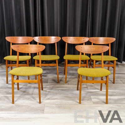 Good Set of Six Danish Farstrup Dining Chairs