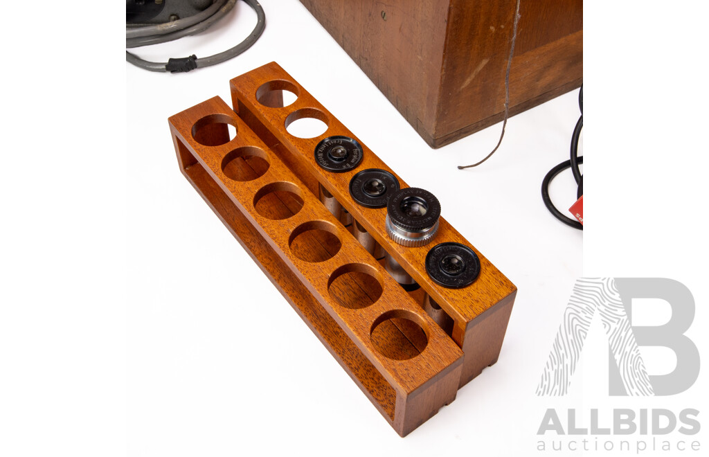 Vintage Leitz Ortholux Wetzlar Trinocular Compound Microscope