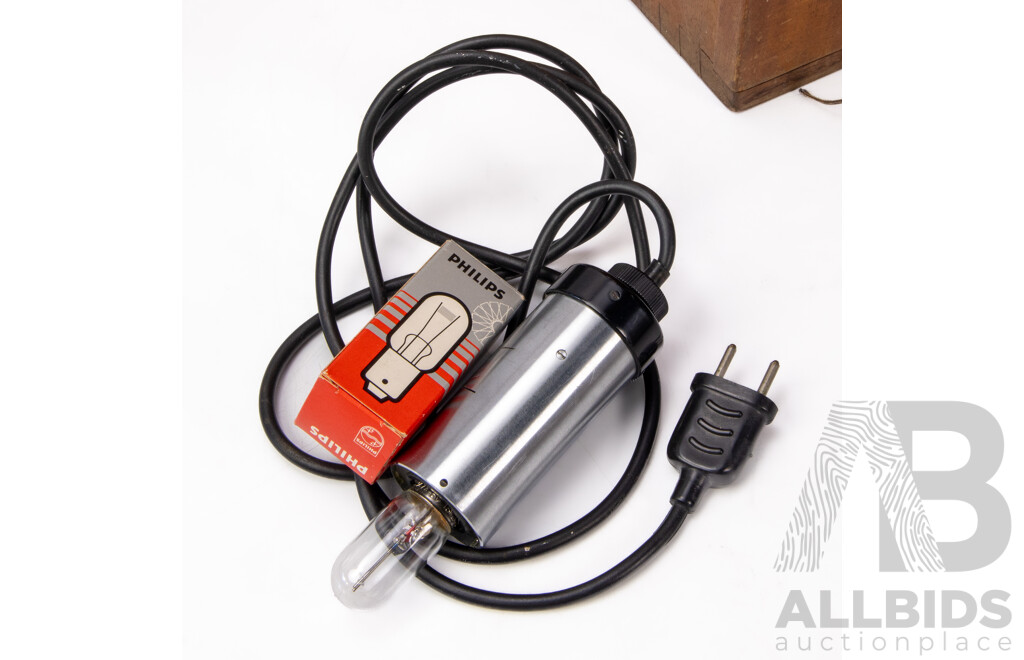 Vintage Leitz Ortholux Wetzlar Trinocular Compound Microscope