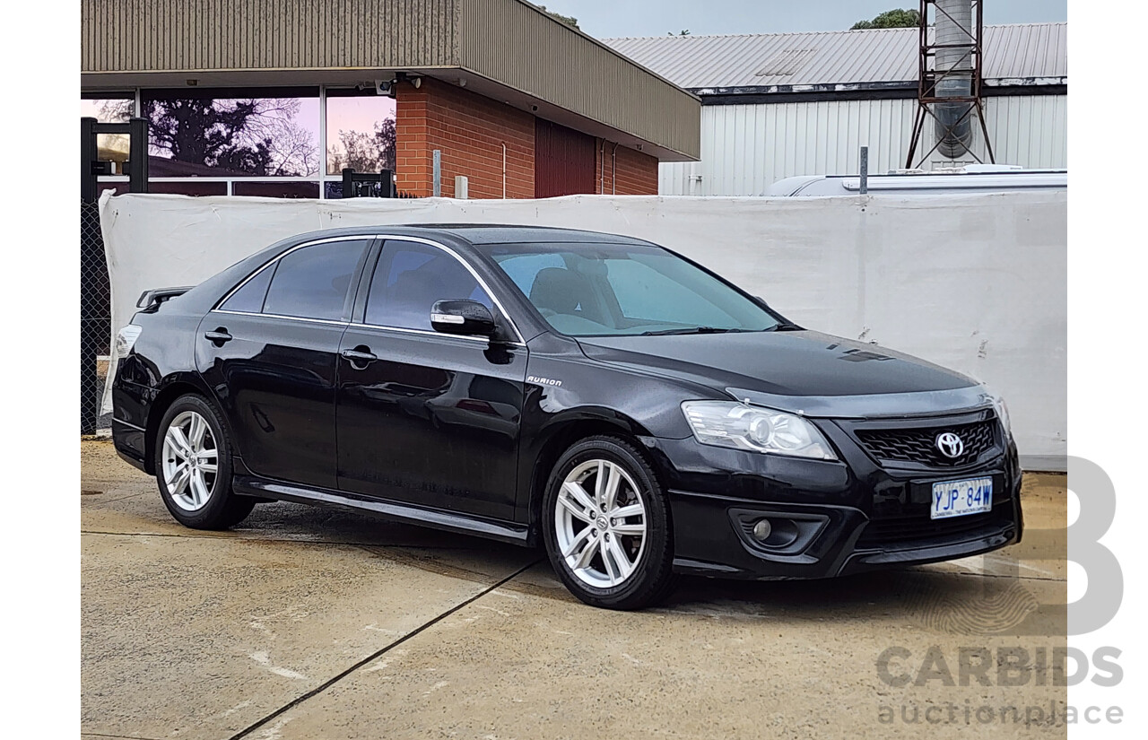 1/2010 Toyota Aurion Sportivo SX6 GSV40R 09 UPGRADE 4d Sedan Black 3.5L