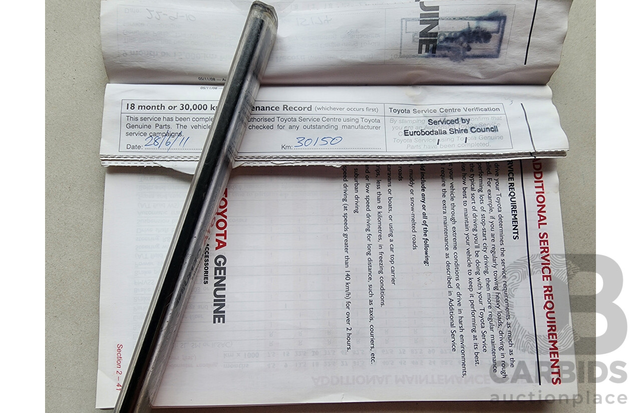 1/2010 Toyota Aurion Sportivo SX6 GSV40R 09 UPGRADE 4d Sedan Black 3.5L