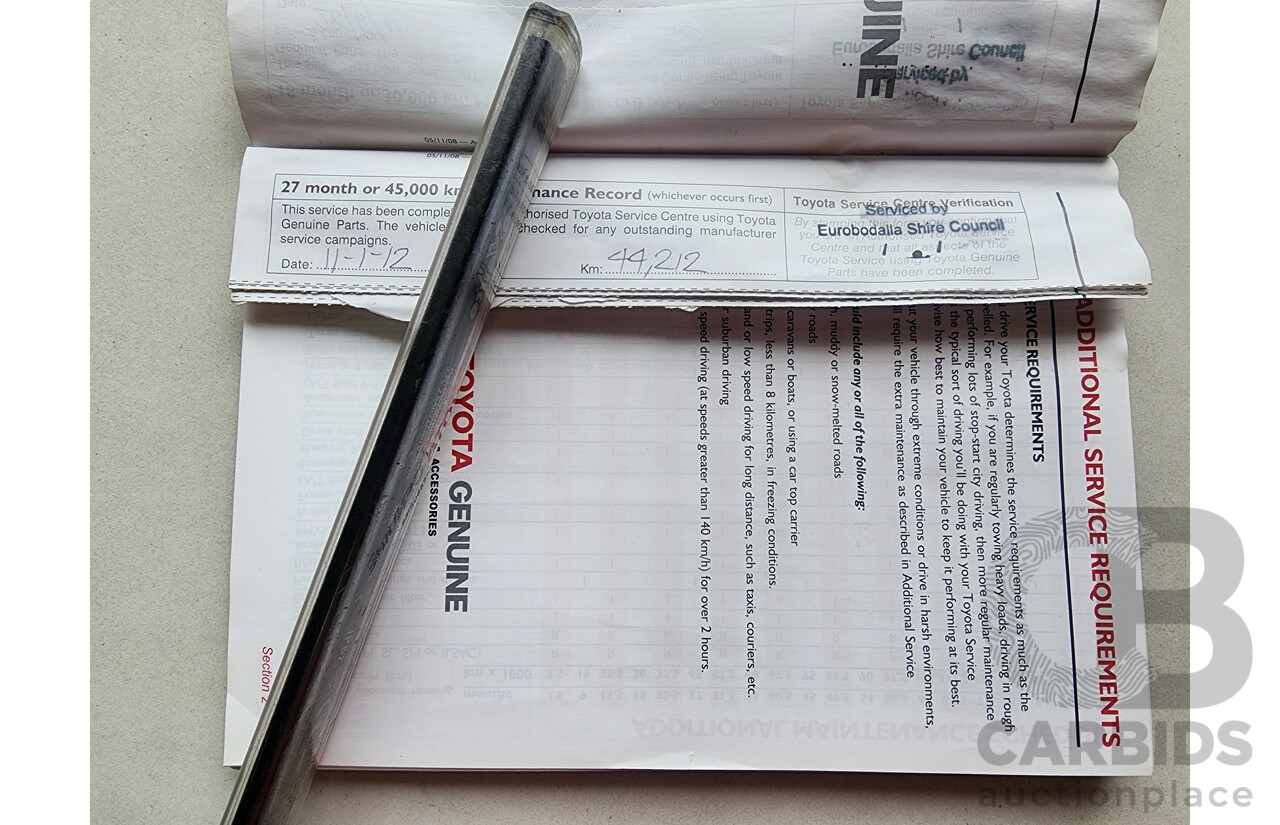 1/2010 Toyota Aurion Sportivo SX6 GSV40R 09 UPGRADE 4d Sedan Black 3.5L