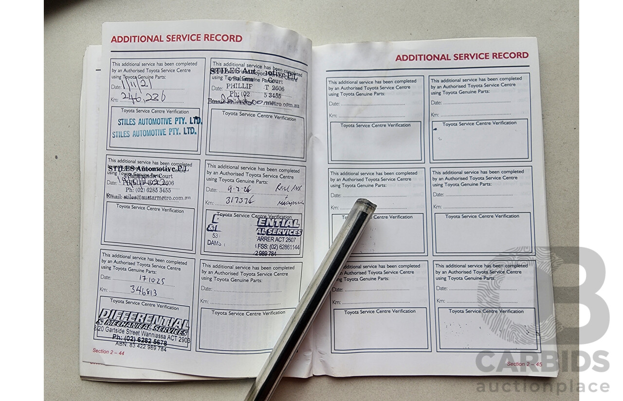 1/2010 Toyota Aurion Sportivo SX6 GSV40R 09 UPGRADE 4d Sedan Black 3.5L