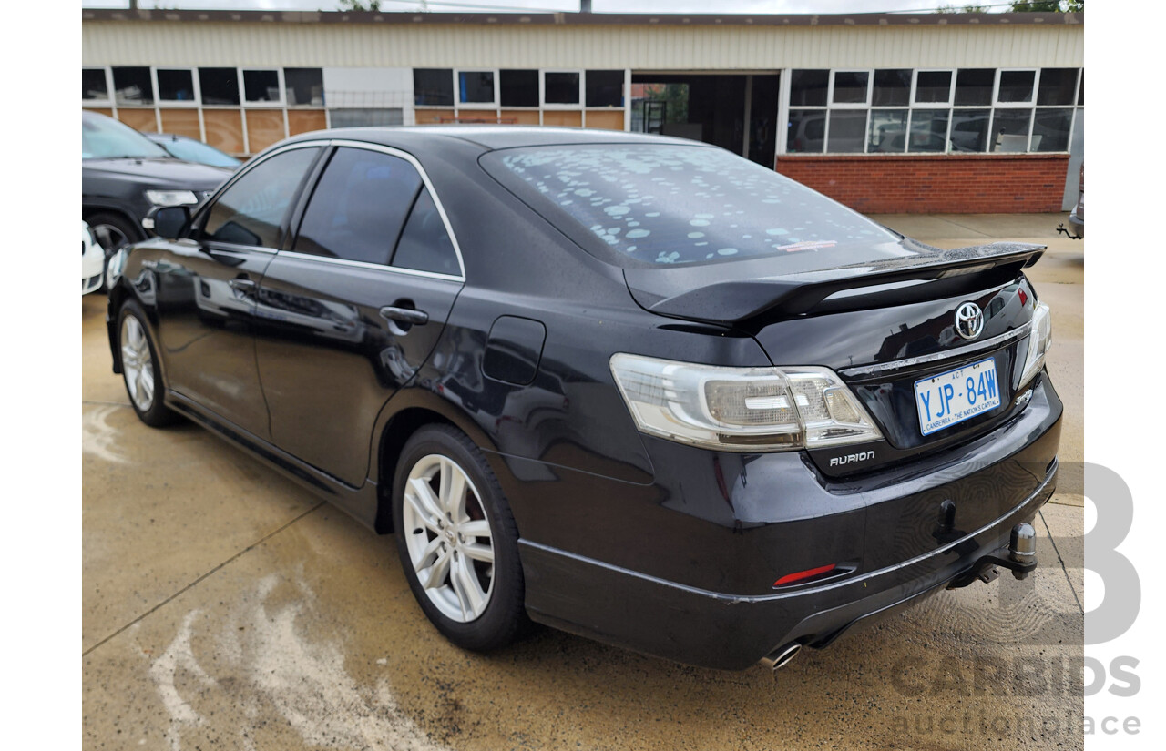 1/2010 Toyota Aurion Sportivo SX6 GSV40R 09 UPGRADE 4d Sedan Black 3.5L