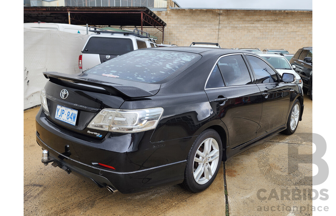 1/2010 Toyota Aurion Sportivo SX6 GSV40R 09 UPGRADE 4d Sedan Black 3.5L