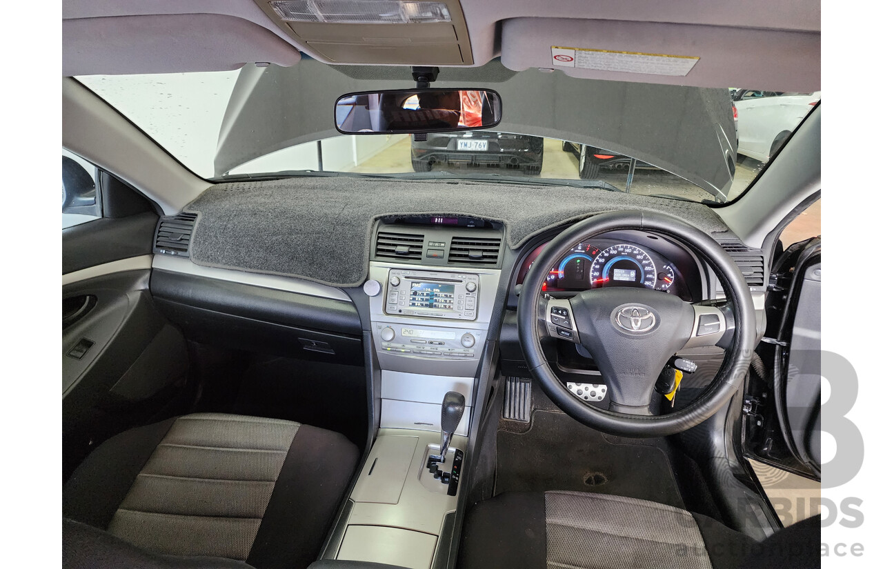 1/2010 Toyota Aurion Sportivo SX6 GSV40R 09 UPGRADE 4d Sedan Black 3.5L