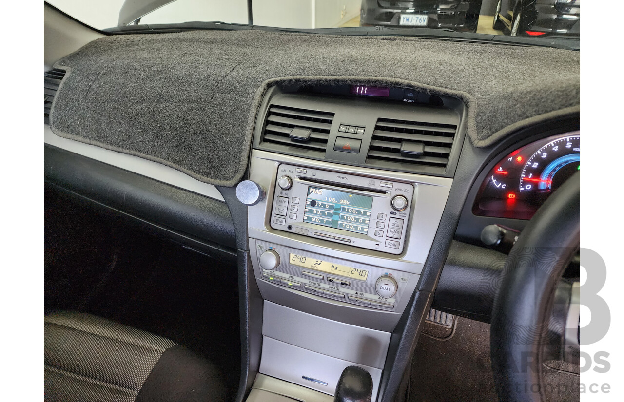 1/2010 Toyota Aurion Sportivo SX6 GSV40R 09 UPGRADE 4d Sedan Black 3.5L