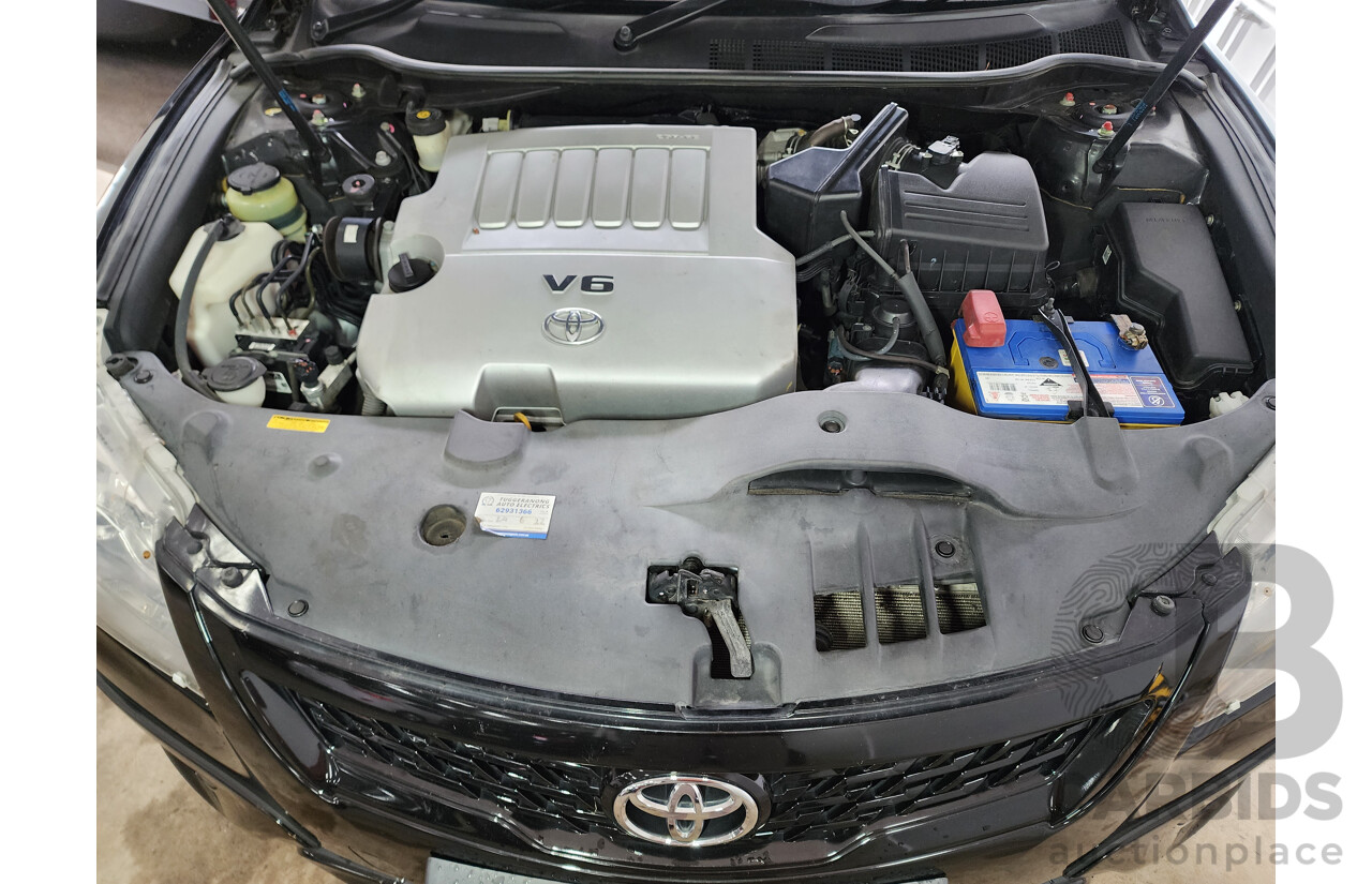 1/2010 Toyota Aurion Sportivo SX6 GSV40R 09 UPGRADE 4d Sedan Black 3.5L