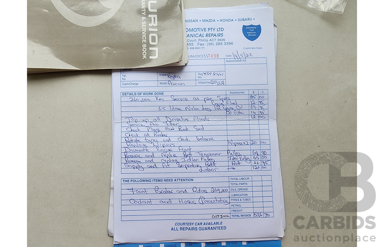 1/2010 Toyota Aurion Sportivo SX6 GSV40R 09 UPGRADE 4d Sedan Black 3.5L