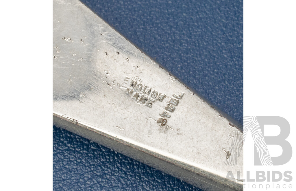 Antique Silver Button Hook, Birmingham, 1917, Shoe Horn, Robert Pringle & Sons, Birmingham, 1904,