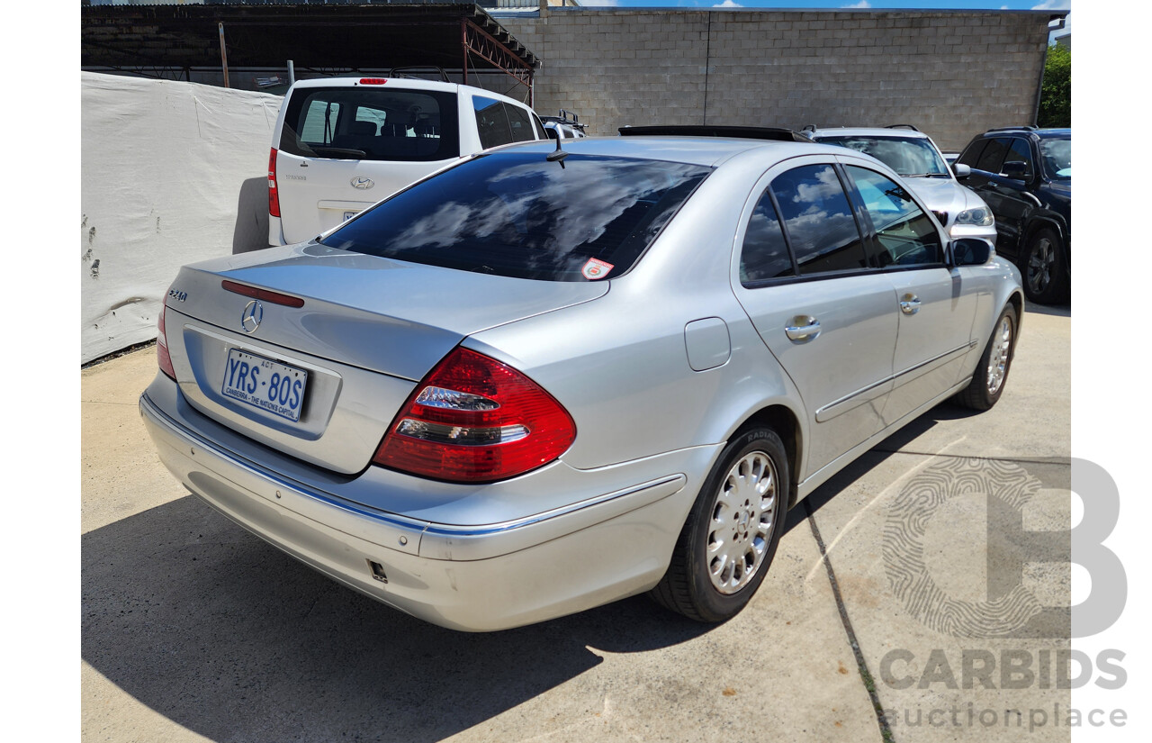 6/2004 Mercedes-Benz E240 Elegance 211 4d Sedan Silver 2.6L