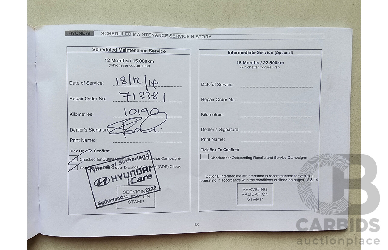 1/2014 Hyundai Imax  TQ MY13 4d Wagon White 2.5L