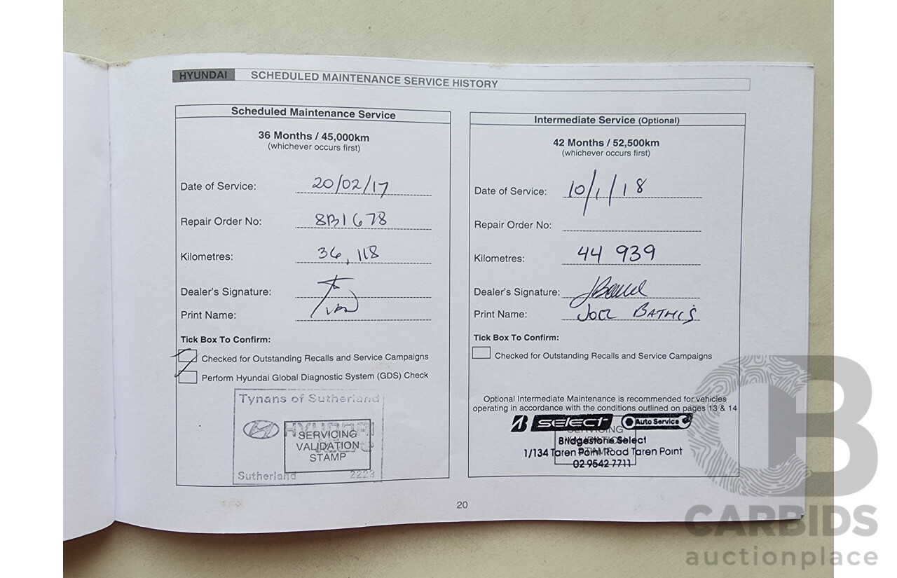 1/2014 Hyundai Imax  TQ MY13 4d Wagon White 2.5L