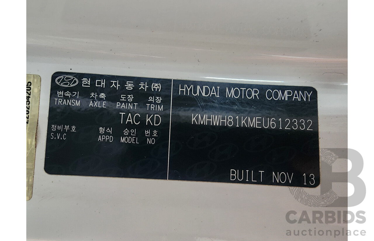1/2014 Hyundai Imax  TQ MY13 4d Wagon White 2.5L