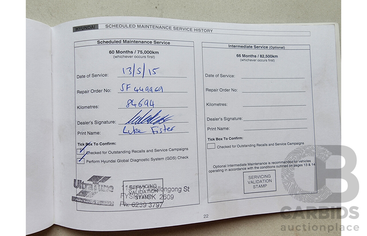 4/2012 Hyundai Imax  TQ MY11 4d Wagon Grey 2.5L