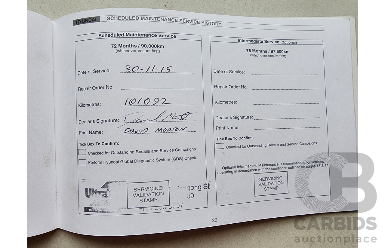 4/2012 Hyundai Imax  TQ MY11 4d Wagon Grey 2.5L