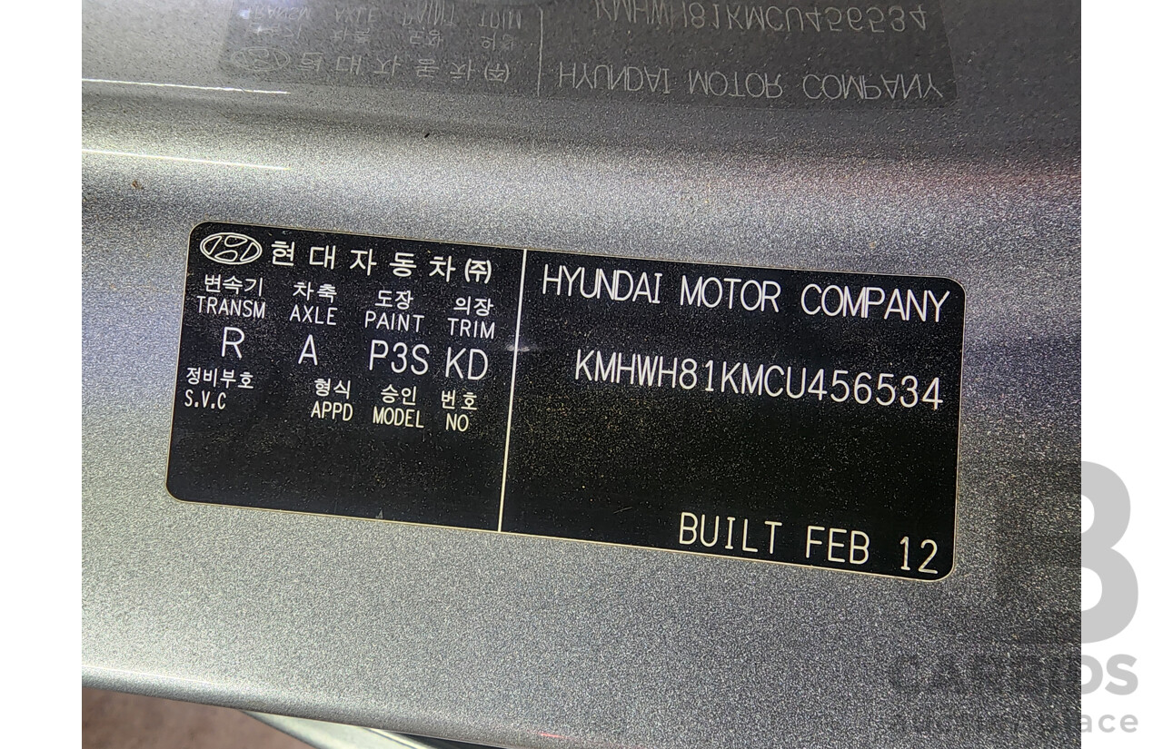 4/2012 Hyundai Imax  TQ MY11 4d Wagon Grey 2.5L